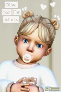 Olive Hair For Infants - Create a Sim - The Sims 4 - CurseForge