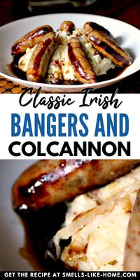 Experience the taste of Ireland with this classic and cozy Bangers and Colcannon recipe, featuring juicy Guinness-braised sausages and mashed potatoes mixed with perfectly sauteed cabbage. This traditional Irish dish will warm your soul and leave you feeling truly satisfied. Plus, it's loaded with amazing flavors and textures that will make your taste buds sing! Whip up this delicious comfort food tonight and enjoy the ultimate taste of Ireland