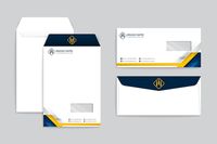 Vector modern business envelope design | Premium Vector #Freepik #vector #letter-envelope #a4-envelope #envelope #envelope-template