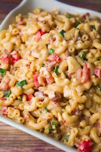 Sweet Chili Bacon Pasta Salad - THIS IS NOT DIET FOOD