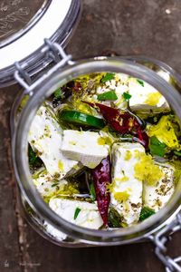 5-Minute Marinated Feta Recipe | The Mediterranean Dish