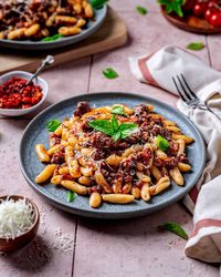 Spicy Italian Sausage Sauce with Cavatelli Pasta - Cooking With Wine Blog