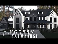 Modern Family Farmhouse|0.10.8| NO LARGE PLOT| ROBLOX bloxburg - YouTube