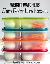 Weight Watchers Zero Point Lunchbox - Family Fresh Meals Lunches