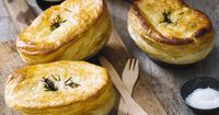 Lamb and ale pot pies