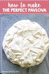 How to make the perfect pavlova, a Kiwi Christmas classic! Once you master easy homemade pavlova, you will never buy one again! Covered in whipped cream and fresh summer berries it's the perfect New Zealand dessert and happens to be gluten free! #kiwi #kiwiclassic #pavlova #dessert #christmasdessert #cream #eggwhites #thekiwicountrygirl #newzealandrecipe #glutenfree