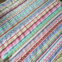 as-we-go stripey blanket – not your average crochet