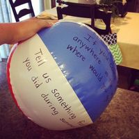 Beach Ball Icebreaker game