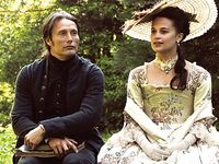 A ROYAL AFFAIR ( Nicolaj Arcel 2012) Alicia Vikander, Mads Mikkelsson. This story of Caroline Mathilde ranks top 5.