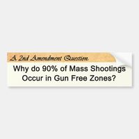 Second Amendment Question Bumper Sticker Gender: unisex. Age Group: adult.