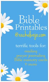 Bible Printables - RachelWojo.com - Bible reading plans, scavenger hunts, prayer journal printables and MORE!