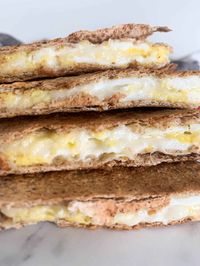 Easy Cheese & Egg Quesadilla - Creative Nourish