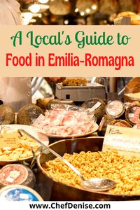 This local's guide to the food of Emilia-Romagna, Italy gives you the specialty dishes in each town, the best Emilia-Romagna restaurants to try them in, and the regional Emilia-Romagna food products you can't miss. Everything you need to have amazing food experiences! Emilia-Romagna is known as the Italian food valley, renown for some of the best food in Italy, and one of the best culinary destinations in the world! Make sure you are prepared with this local's guide to Emilia-Romagna food!