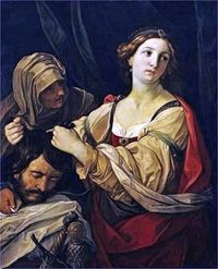 Sirani, Elisabetta (b,1638)- Judith w Head of Holofernes, 1658, IIa (Duplicate Variation Below- this is less yellow}