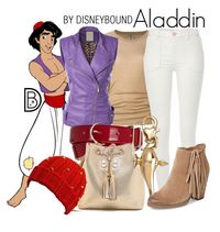 "Aladdin" by leslieakay ❤ liked on Polyvore featuring Rick Owens, River Island, Hobbs, Vince Camuto, Tory Burch, Disney, disney, disneybound and disneycharacter