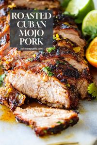 This Cuban roast pork (lechon asado) is all about bold flavors, with a zesty mojo marinade that brings garlic, citrus, and herbs together. Whether you’re making it with pork shoulder or pork loin, this dish is a great way to explore the rich traditions of Cuban cuisine. If you’re looking for new pork loin roast recipes or need ideas for flavorful pork shoulder recipes, this one’s perfect. Pair it with classic sides for a real taste of Cuban culture, or keep it simple with something like pork chops and potatoes. #dinnerideas #roastpork #cubanpork #porkrecipes #familydinner