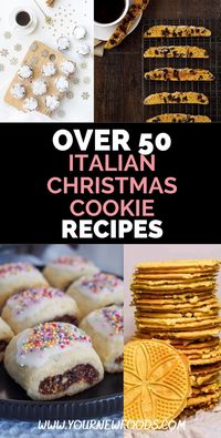 Italian Christmas cookie treats, Learn how to make classic Italian Christmas cookie recipes. Amazing recipes for Xmas and all year round