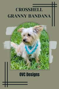 Crochet this cute bandana designed by OVC Designs for your pooch!