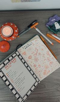 #journal #october #ideashalloween #journalwithme