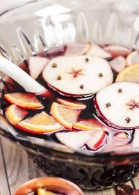 Red Apple Fall Sangria - Celebrations at Home