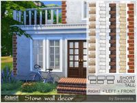 Stone wall decor - The Sims 4 Catalog