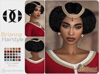 The Sims Resource - Ye Medieval - Brianna Hairstyle