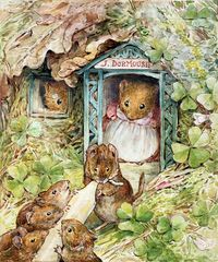 Beatrix Potter, illustration for "The Tale of Ginger and Pickles"