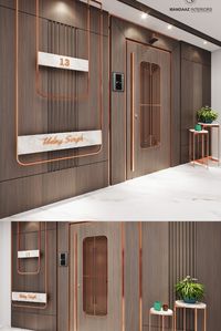 entrance door design by Yogesh sadafule