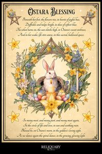 Discover the captivating world of Ostara with our Book of Shadows beautifully illustrated Ostara ritual pages, as well as Beltane correspondences and blank printable pages, allowing you to create a personalised spiritual record.