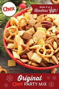 Spend more time with family and friends and less time in the kitchen with our recipe for homemade Original Chex Party Mix! This popular snack is ready in just 15 minutes and full of the traditional flavors that have made it an annual party favorite!