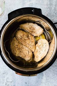 How to make Instant Pot Chicken Breast, cooked from fresh or frozen, in just 25 minutes and completely hands off.