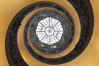 size: 24x16in Photographic Print: Dolce Vita Rome Collection - The Vatican Spiral Staircase by Philippe Hugonnard :