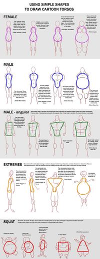 Just a chart with some torso shapes! Face n Eyes - goo.gl/BnSYO0 Noses - goo.gl/RI8foZ