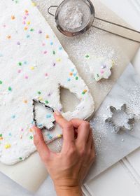 homemade funfetti christmas tree marshmallows