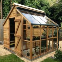 A Greenhouse Storage Shed for your Garden #gardeningorganic #gardensheddesigns