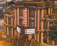 𝐓𝐇𝐄 𝐆𝐎𝐋𝐃𝐄𝐍 𝐀𝐆𝐄 - 𝐁𝐔𝐈𝐋�𝐃𝐒 | Old movie theater 🍿🎬 | noCC #ts4travelinthe50s ✨ The 1950s flickered with the magic of the silver screen. Movie theaters were grand… | Instagram