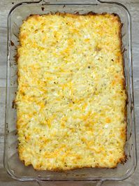 Cheesy hashbrown casserole