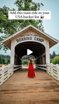 Annie Wanyi Jiang ✈ Travel Creator on Instagram: "You need to add this train ride to your USA bucket list 🚂⁣
⁣
Did you know that you can take a train ride through a Redwood forest?⁣
⁣
This steam engine train in Santa Cruz County, California is a 75 minute long train ride that takes you up close to majestic Redwoods 🌲 ⁣
⁣
It was so much fun riding through the Redwood forest and getting up close to the magnificent trees!⁣
⁣
You need to add this to your USA travel bucket list 😍 ⁣
⁣
#usatravel #ustravel #ustravels #usatravels #travelblogger #travelbucketlist #travelinspiration #travel"