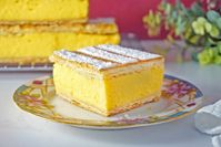 How to Make Custard Square with Frozen Puff Pastry