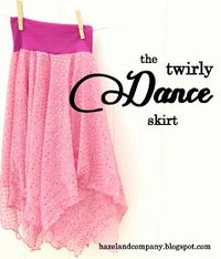 hazel and company: twirly dance skirt tutorial