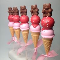 Ice Cream Cone Cake Pops