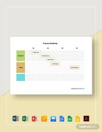 Instantly Download Free Simple Process Roadmap Template, Sample & Example in Microsoft Word (DOC), Microsoft Excel (Xls),Microsoft PowerPoint (PPT), Apple Pages, Apple Keynote, Google Docs, Google Sheets, Google Slides, PDF Format. Available in A4 & US Letter Sizes. Quickly Customize. Easily Editable & Printable.