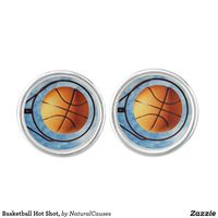 #basketball  Hot Shot, #cufflinks, https://www.zazzle.com.au/z/l1e20?rf=238264515719271843