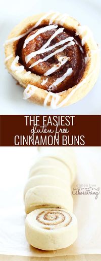 Yeast Free Gluten Free Cinnamon Buns - ready in a flash!