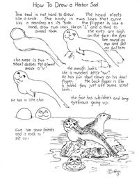 How to draw a seal