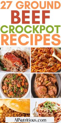 If you are wanting to change up your weekly dinners you need to try these incredible crockpot ground beef recipes. These super easy ground beef recipes are perfect to take your lunches and dinners to a whole new level with yummy crockpot dishes.