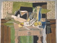 Artwork: Georges Braque, "Still Life: Le Jour," 1929  #Braque #Shape #art #artsed #k12 #teaching