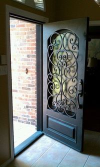 Great Cost-Free Wrought Iron doors Strategies House adorning with wrought iron is really as robust these days since the wrought iron stainless steel itself.... #CostFree #doors #Great