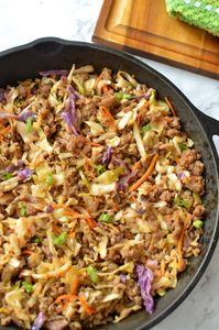 Low-Carb Easy To Make Egg Roll In A Bowl - Stylish Cravings