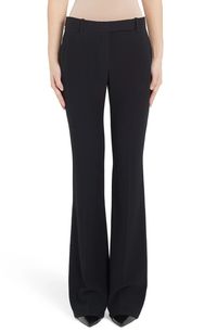 Alexander McQueen Leaf Crepe Slim Bootcut Pants | Nordstrom